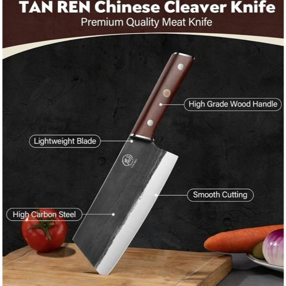 TAN REN Butcher Knife 7.5 Inch
